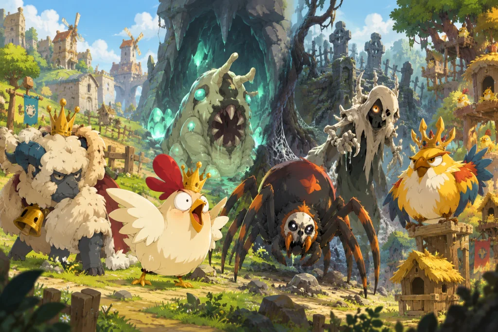 Boss et régions des donjons de niveaux 12 à 21