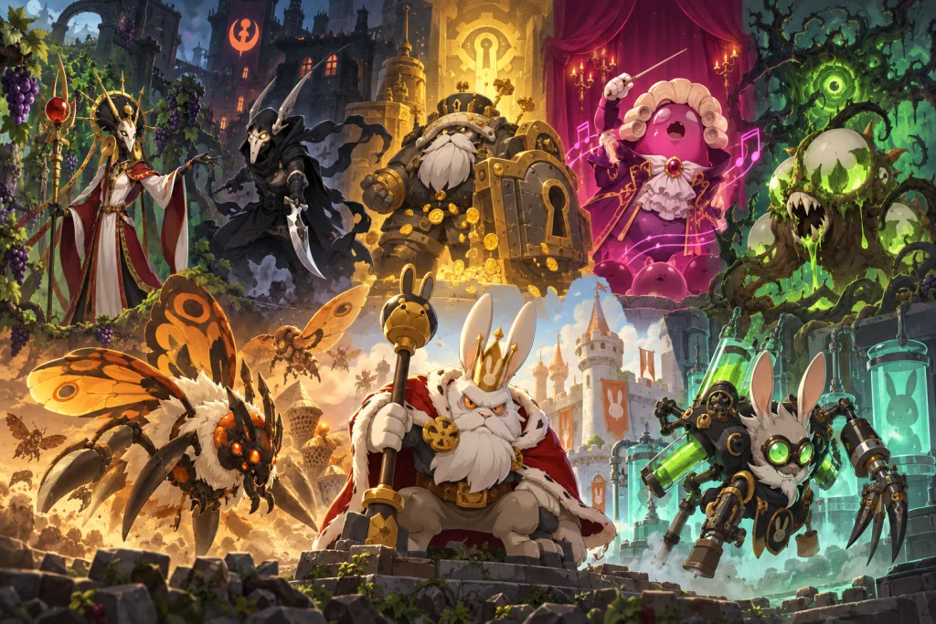 Boss et régions des donjons de niveau 141