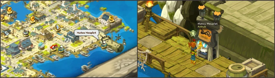 Matou et le départ en bateau