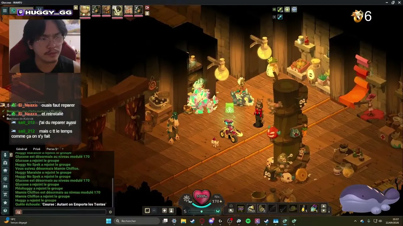 Intérieur de la boutique de Kabrok à Kelba